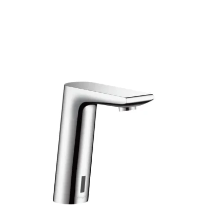 Hansgrohe Metris S - elektroniska izlietnes maisītājs bez temperatūras regulēšanas, tīkla pieslēgums 230 V, hroms 31103000