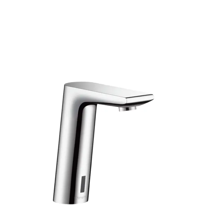 Hansgrohe Metris S - elektroniska izlietnes maisītājs bez temperatūras regulēšanas, tīkla pieslēgums 230 V, hroms 31103000