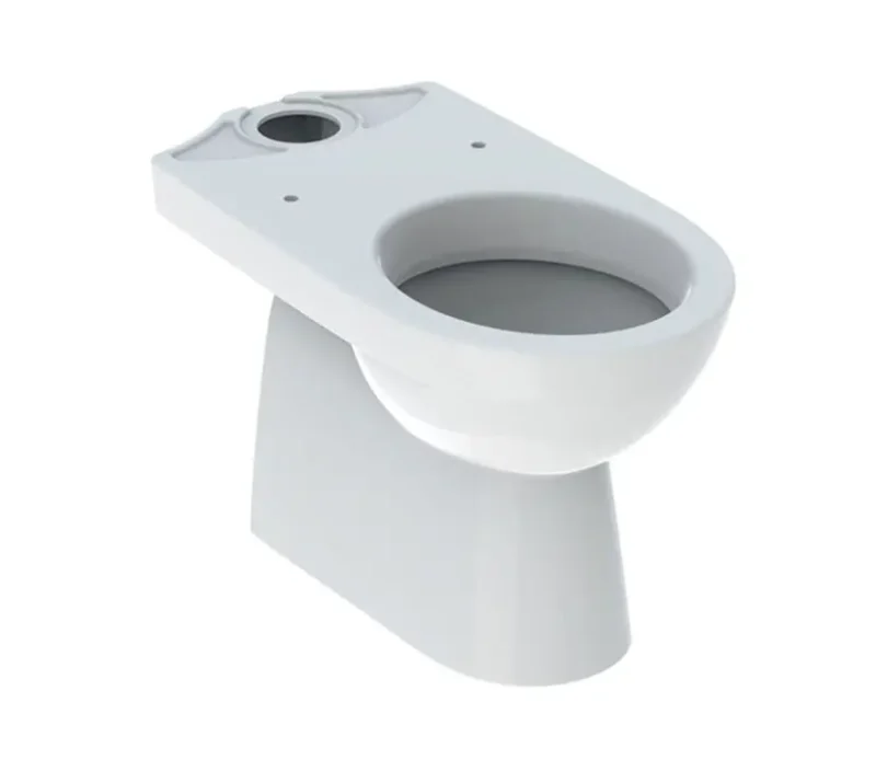 Geberit Selnova - stāvošā WC kombinācija, vertikāls izvads, 67x36 cm, bez skalošanas malas, balts 500.151.01.7