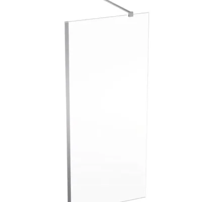 Geberit GEO - dušas siena Walk-In, 90x200 cm, sudrabs/caurspīdīgs stikls 560.129.00.2