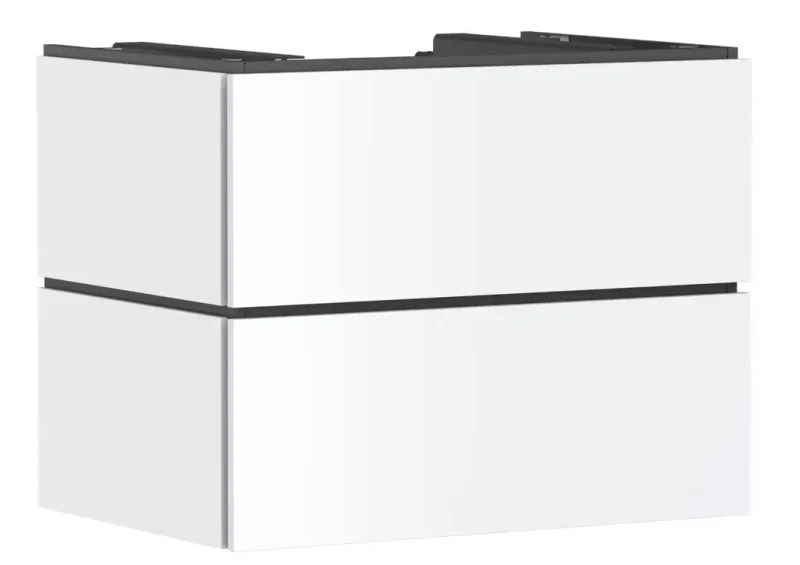 Hansgrohe Xilesa E - izlietnes apakšskapītis, 62x78x55 cm, 2 atvilktnes, matēti balts 54300700