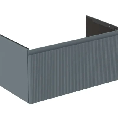 Ideal Standard Finesse - izlietnes skapītis, 80x44x38 cm, 1 atvilktne, Ribbed matēts Ashblue E3383UQ