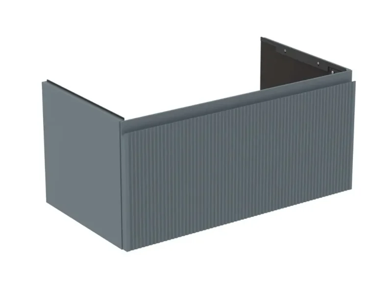 Ideal Standard Finesse - izlietnes skapītis, 80x44x38 cm, 1 atvilktne, Ribbed matēts Ashblue E3383UQ