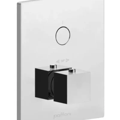 Paffoni Compact Box - termostata dušas maisītājs - zemapmetuma, matēti balts CPT513BO
