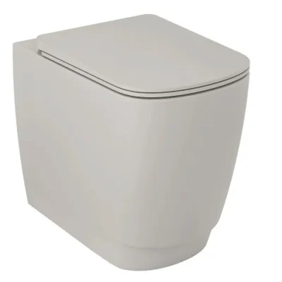 Kludi Resa S - stāvošs WC, Vario noteka, Rimless, Spiralflush, matēti smilšu pelēks 27WCB03O2