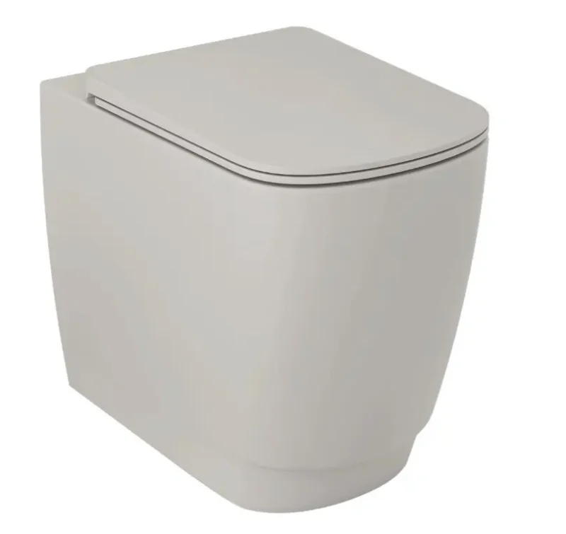 Kludi Resa S - stāvošs WC, Vario noteka, Rimless, Spiralflush, matēti smilšu pelēks 27WCB03O2