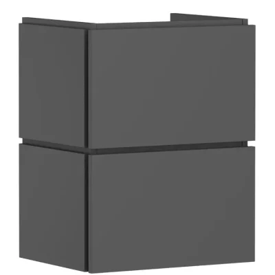 Hansgrohe Xilesa E - izlietnes skapītis, 62x48x38 cm, 2 atvilktnes, matēti pelēks 54248760