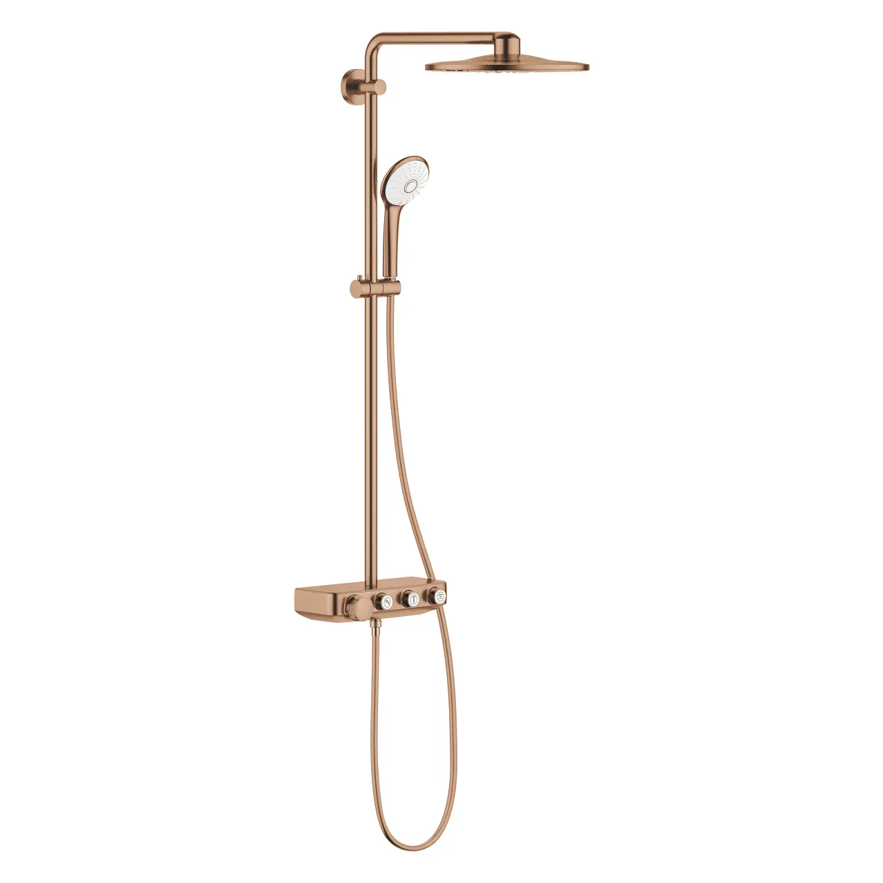 Grohe Euphoria SmartControl - dušas komplekts 310 Duo ar termostatu, 3 strūklām, Warm Sunrise birstēts 26507DL0
