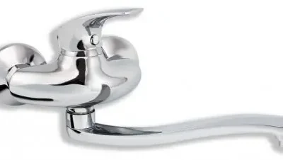 Novaservis Metalia 57 - izlietnes sienas maisītājs 10 cm, Hroms 57074,0