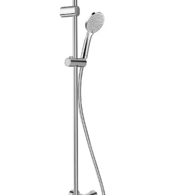 Duravit dušas - dušas komplekts ar termostatu, diametrs 25 cm, 3 strūklas veidi, hroms TH4280008010