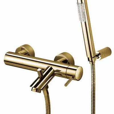 Paffoni Light Exclusive Edition - vannas maisītājs ar piederumiem, zelts LIG023HG