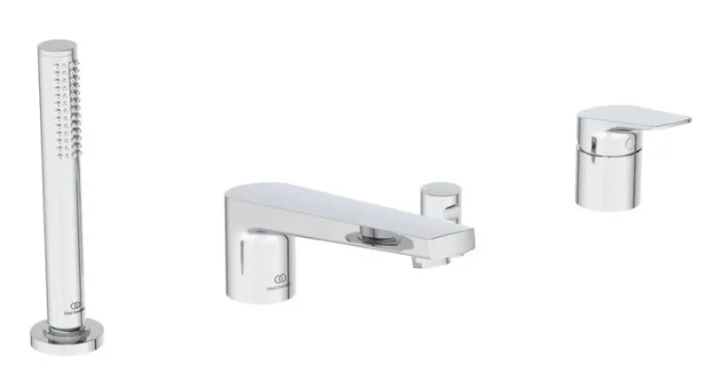 Ideal Standard La Dolce Vita - vannas malas maisītājs, 4 caurumu montāža, hroms BD671AA