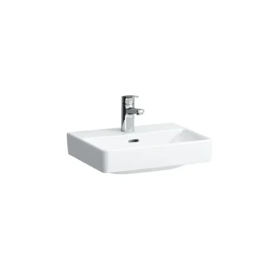 Laufen Pro S - rokas izlietne, 45x34 cm, 1 jaucējkrāna caurums, ar LCC, balta H8159614001041