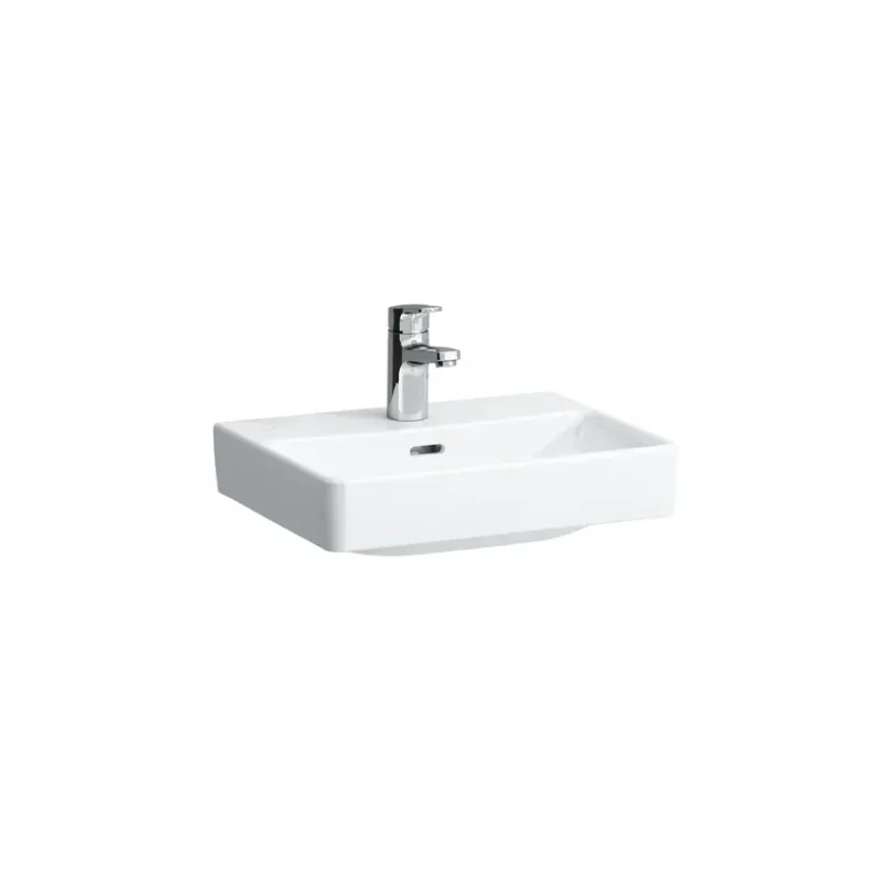 Laufen Pro S - rokas izlietne, 45x34 cm, 1 jaucējkrāna caurums, ar LCC, balta H8159614001041