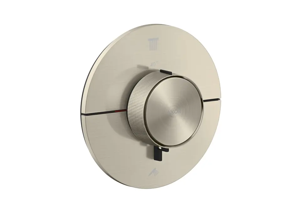 Axor ShowerSelect ID - zemapmetuma termostata maisītājs, 2 patērētājiem, birstēts niķelis 36750820