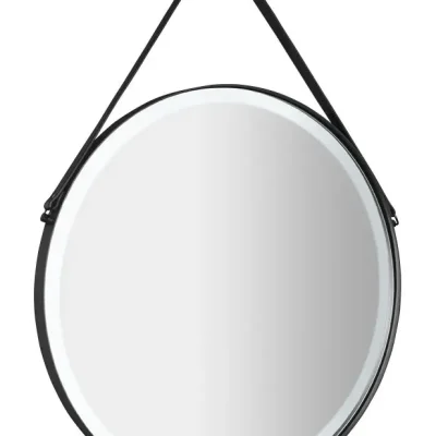 Sapho spoguļi - Mirror Orbiter ar LED apgaismojumu, diametrs 60 cm, melns matēts ORL060