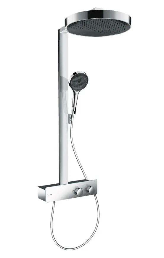 Hansgrohe Rainfinity - dušas komplekts ar termostatu, diametrs 36 cm, 3 strūklas, hroms 26853000