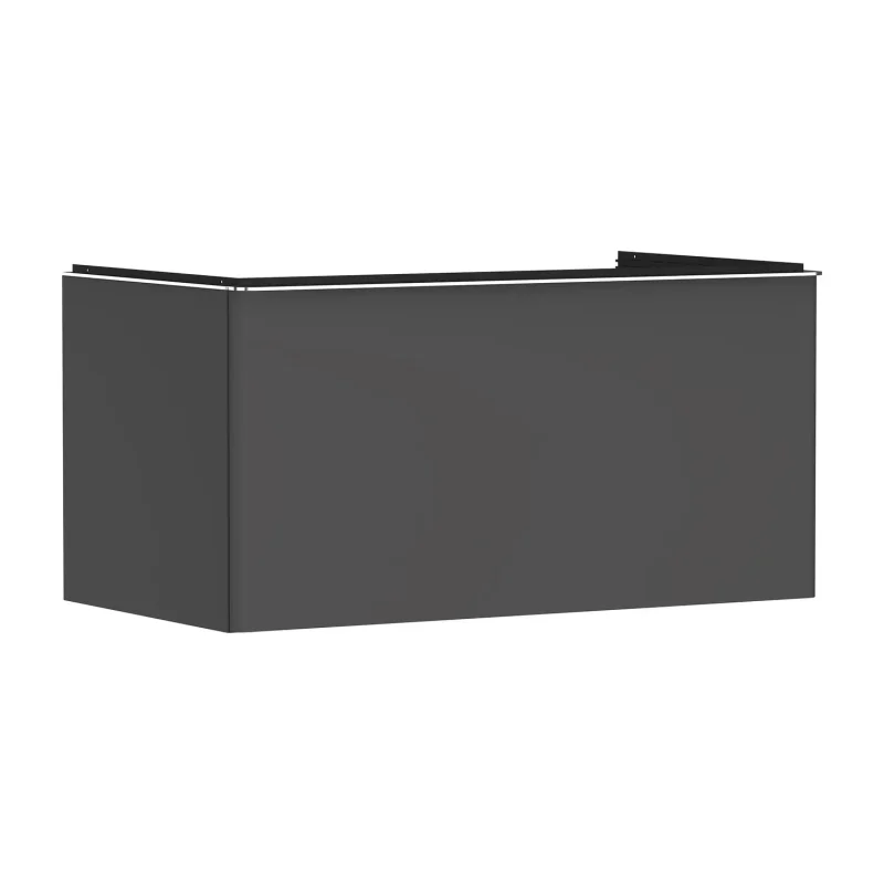 Hansgrohe Xelu Q - izlietnes apakšskapītis, 50x98x55 cm, 1 atvilktne, matēti pelēks/hroms 54059000