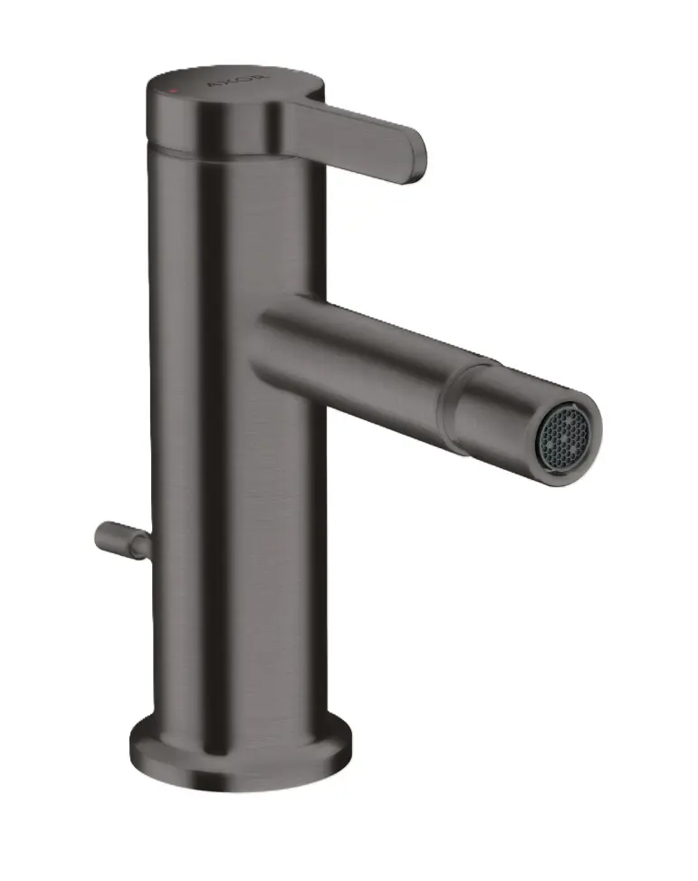 Axor One - bideta maisītājs ar noteces komplektu, EcoSmart, birstēts melns hroms 48210340