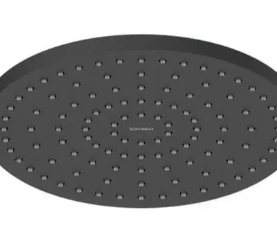 Duravit dušas - galvas duša, diametrs 25 cm, MinusFlow, matēti melna UV0662018046