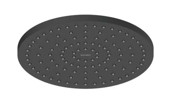 Duravit dušas - galvas duša, diametrs 25 cm, MinusFlow, matēti melna UV0662018046
