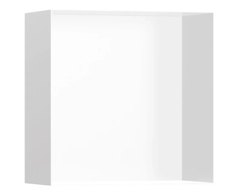 Hansgrohe XtraStoris Minimalistic - sienas niša, 30x30x14 cm, balts matēts 56079700