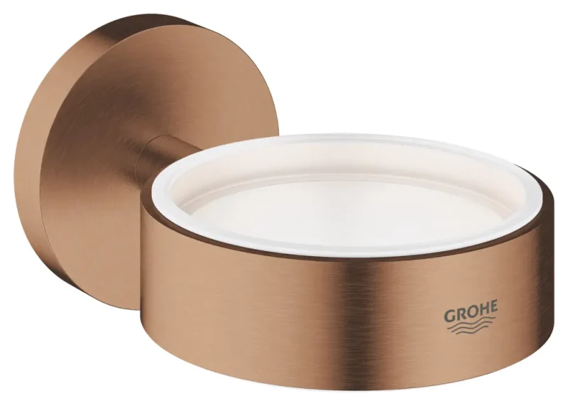 Grohe Essentials - Turētājs paredzēts glāzei / ziepju dozatoram, Warm Sunset birstēts 40369DL1