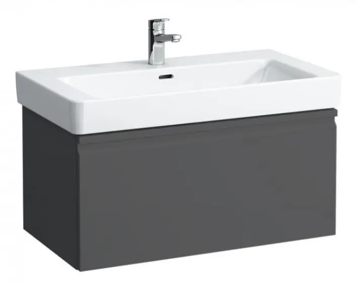 Laufen Pro S - izlietnes skapītis, 101x45x39 cm, 1 atvilktne, grafīta matēts H4835520964801