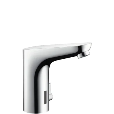 Hansgrohe Focus E2 - elektronisks izlietnes maisītājs ar temperatūras regulēšanu, pieslēgums 230 V, hroms 31173000