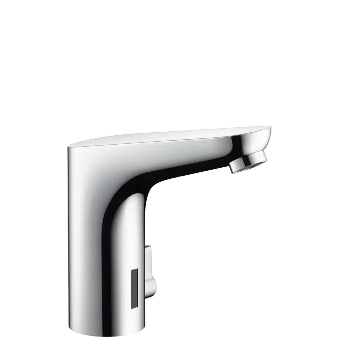 Hansgrohe Focus E2 - elektronisks izlietnes maisītājs ar temperatūras regulēšanu, pieslēgums 230 V, hroms 31173000