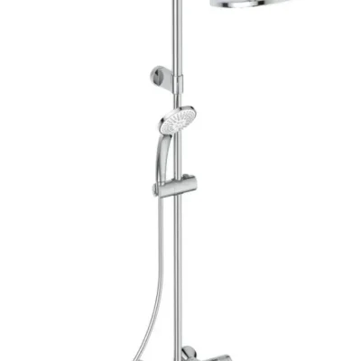 Ideal Standard CeraTherm - dušas komplekts ar termostatu, 30x20 cm, 3 strūklas, hroms A7701AA
