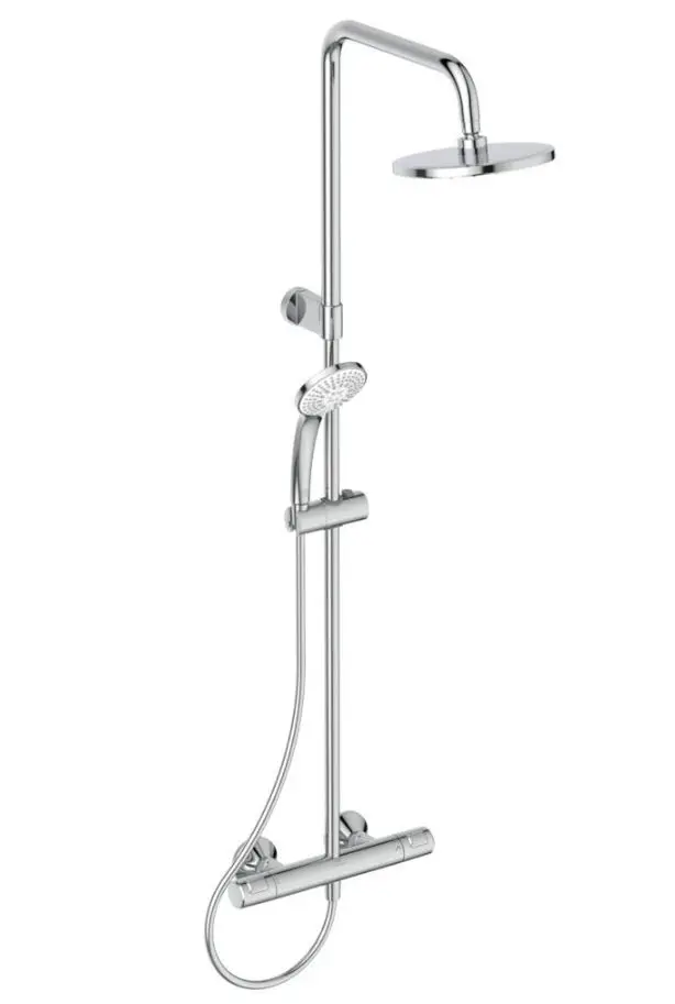 Ideal Standard CeraTherm - dušas komplekts ar termostatu, 30x20 cm, 3 strūklas, hroms A7701AA