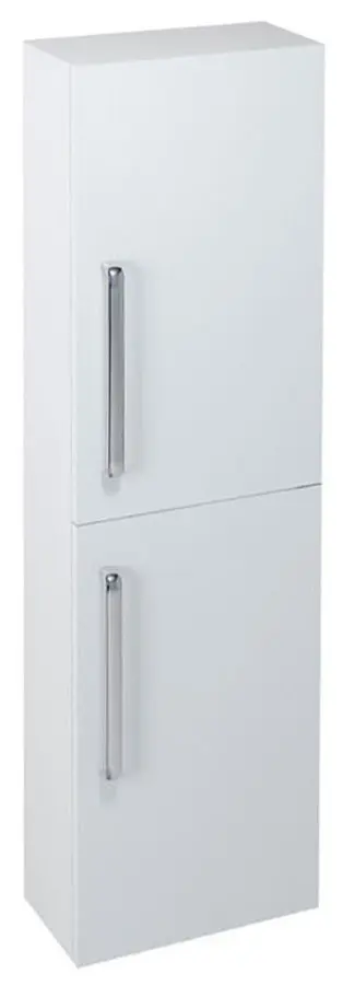 Sapho Theia - skapis 40x140x20 cm, 2 durvis, balts TH400-3030