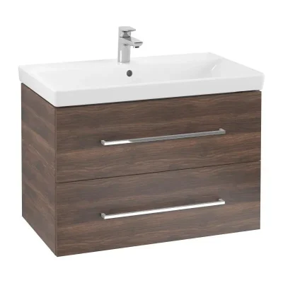 Villeroy & Boch Avento - izlietnes skapis, 78x51x45 cm, 2 izvilkumi, Glossy White A89100VH