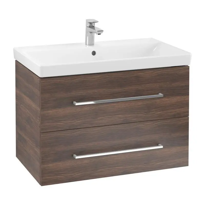 Villeroy & Boch Avento - izlietnes skapis, 78x51x45 cm, 2 izvilkumi, Glossy White A89100VH