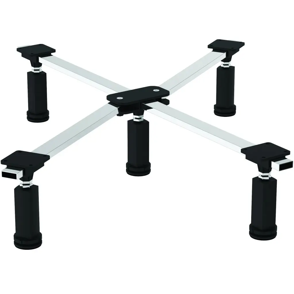 Ideal Standard Strada - dušas paliktņa kājas rāmis, hroms/melns K712667