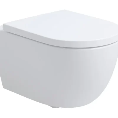 kielle Oudee - pie sienas stiprināms WC ar SoftClose sēdekli, Rimless Vortex+, balts 30102005