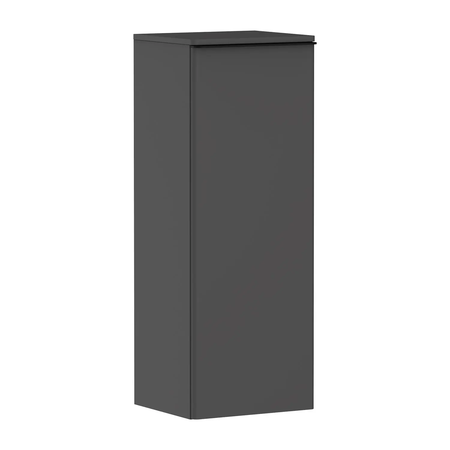 Hansgrohe Xelu Q - sānu skapis 40x107x35 cm, 1 durvis, eņģes kreisajā pusē, matēti pelēks/matēti melns 54128670