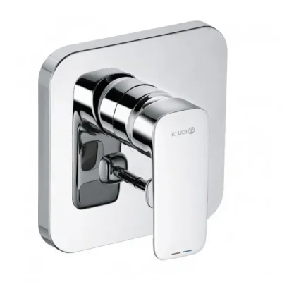 Kludi Pure&Style - zemapmetuma maisītājs 2 izvadiem, hroms 404190575