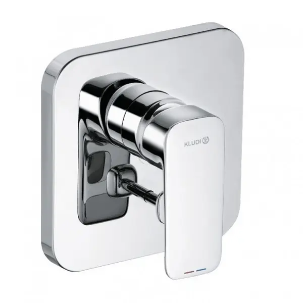Kludi Pure&Style - zemapmetuma maisītājs 2 izvadiem, hroms 404190575