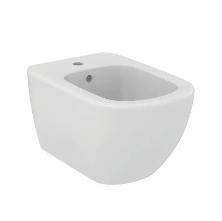 Ideal Standard Tesi - bidē ar sēdekli, sienas montāža, Aquablade, balts T3552V1