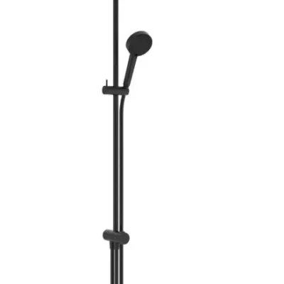 Ideal Standard Ceratwist T25+ - dušas komplekts bez maisītāja, 26x26 cm, 2 strūklas, zīda melns BE237XG