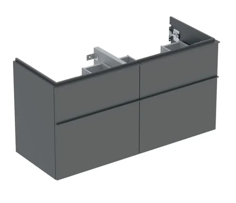 Geberit iCon - izlietnes skapītis, 118x62x48 cm, 4 atvilktnes, Lava 502.309.JK.1