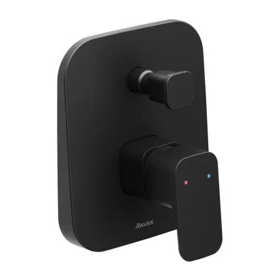 Ravak 10° Free - vannas maisītājs TD F 061.20 zemapmetuma, ar iebūvēto daļu, melns X070156