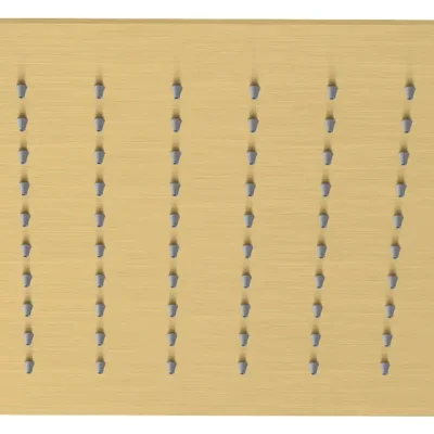Kludi Asana - galvas duša, 34 x 34 cm, birstēts zelts 69400N0-00