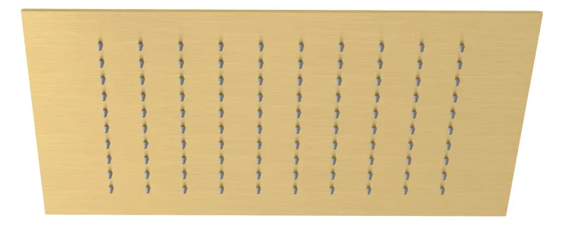 Kludi Asana - galvas duša, 34 x 34 cm, birstēts zelts 69400N0-00