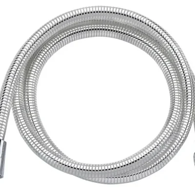 Aqualine Laser - dušas šļūtene, garums 150 cm, hroms/balts 11150