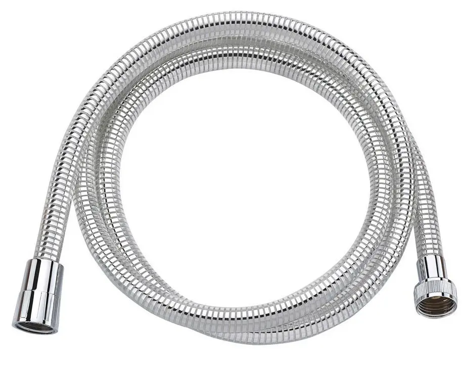 Aqualine Laser - dušas šļūtene, garums 150 cm, hroms/balts 11150
