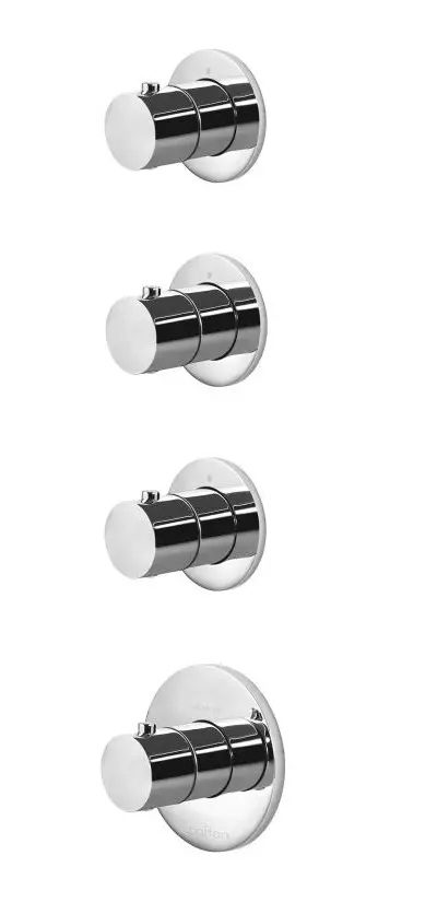 Paffoni Modular Box - termostatiskais maisītājs - zemapmetuma, 3 patērētājiem, hromēts MDE019CR