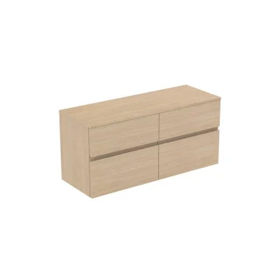 Ideal Standard Finesse - izlietnes skapītis, 120x44x56 cm, 4 atvilktnes, balts ozols E3426US
